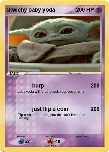 Pokemon skwichy baby yoda