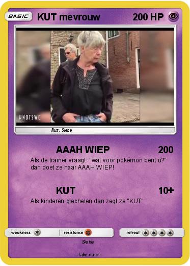 Pokemon KUT mevrouw