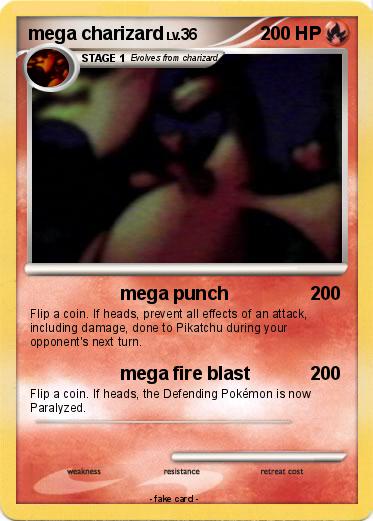 Pokemon mega charizard