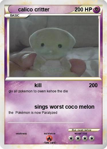 Pokemon calico critter