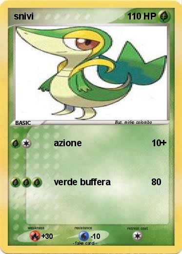 Pokemon snivi