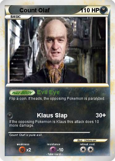Pokemon Count Olaf