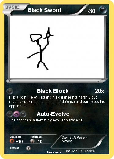 Pokemon Black Sword