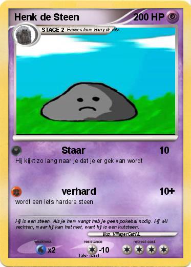 Pokemon Henk de Steen