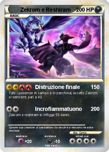 Pokemon Zekrom e Reshiram