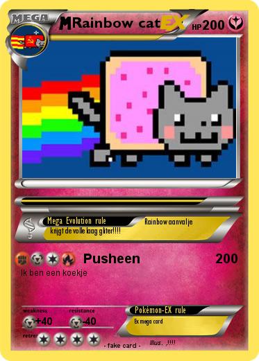 Pokemon Rainbow cat