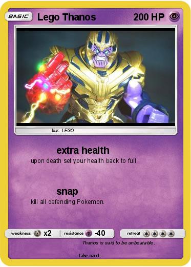 Pokemon Lego Thanos