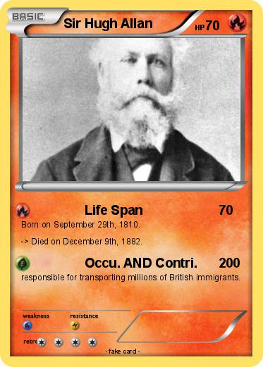 Pokemon Sir Hugh Allan