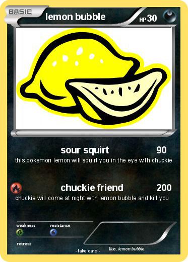 Pokemon lemon bubble