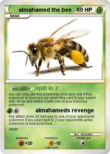 Pokemon almahamed the bee