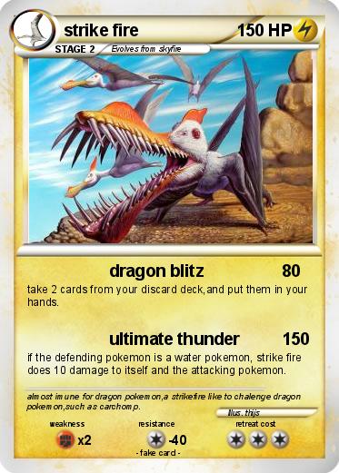 Pokemon strike fire