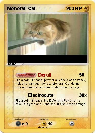 Pokemon Monorail Cat