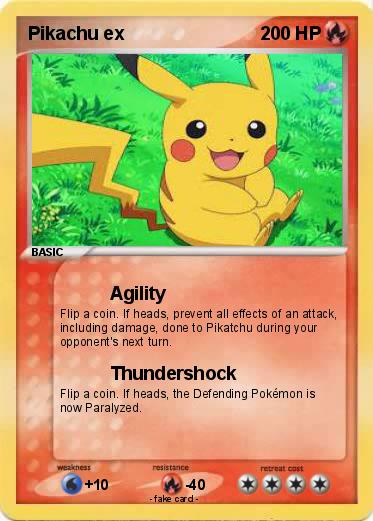 Pokemon Pikachu ex