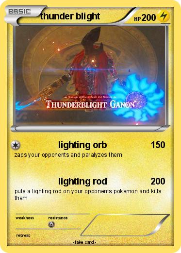 Pokemon thunder blight