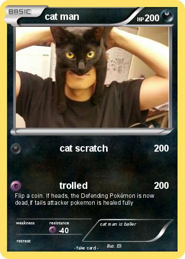 Pokemon cat man