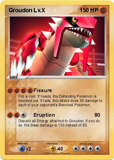 Pokemon Groudon Lv.X