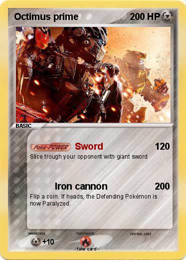 Pokemon Octimus prime