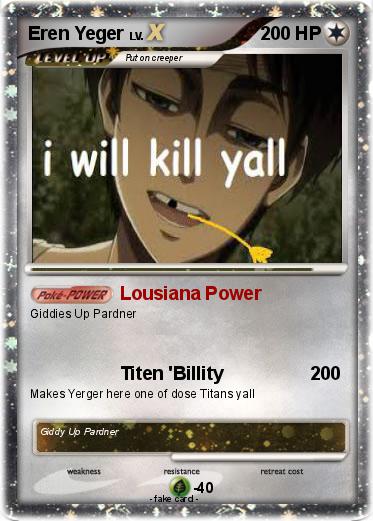 Pokemon Eren Yeger