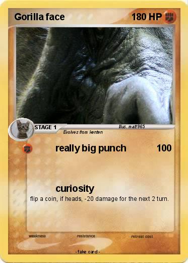 Pokemon Gorilla face