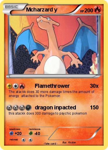 Pokemon Mcharzard y