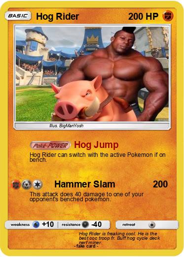 Pokemon Hog Rider