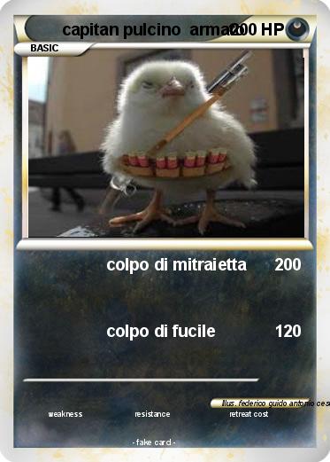 Pokemon capitan pulcino  armato