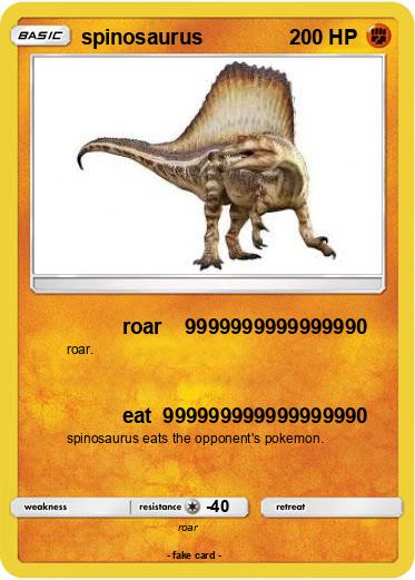 Pokemon spinosaurus