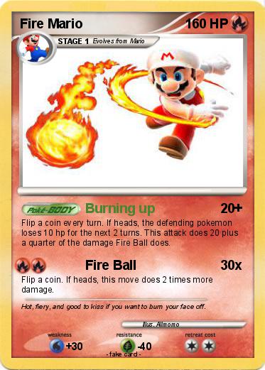 Pokemon Fire Mario