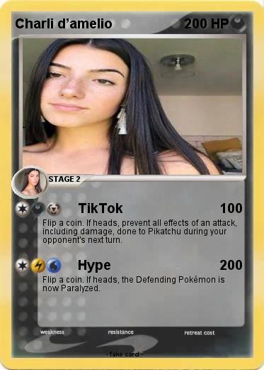 Pokemon Charli d’amelio