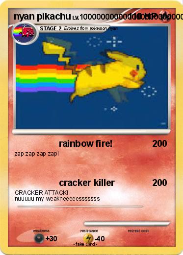 Pokemon nyan pikachu