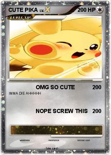 Pokemon CUTE PIKA