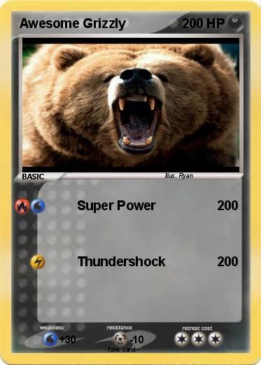 Pokemon Awesome Grizzly