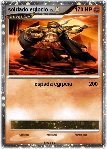Pokemon soldado egipcio