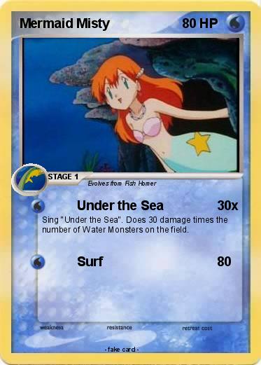 Pokemon Mermaid Misty