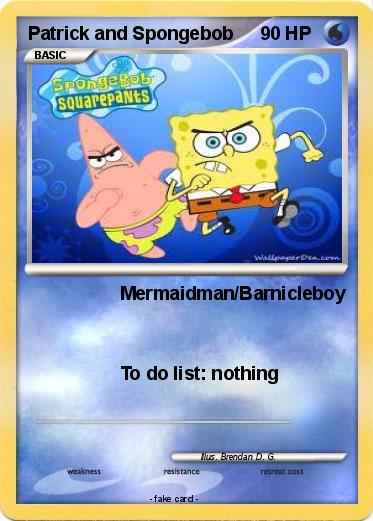 Pokemon Patrick and Spongebob