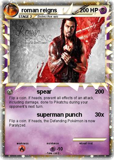 Pokemon roman reigns