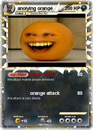 Pokemon anoiying orange