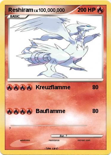 Pokemon Reshiram