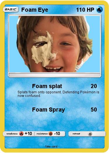 Pokemon Foam Eye