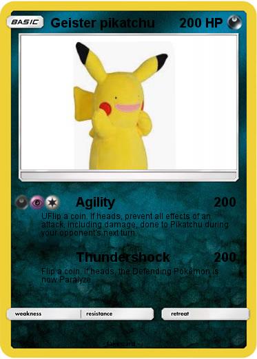 Pokemon Geister pikatchu