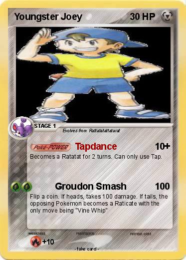 Pokemon Youngster Joey