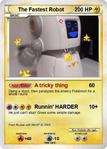 Pokemon The Fastest Robot