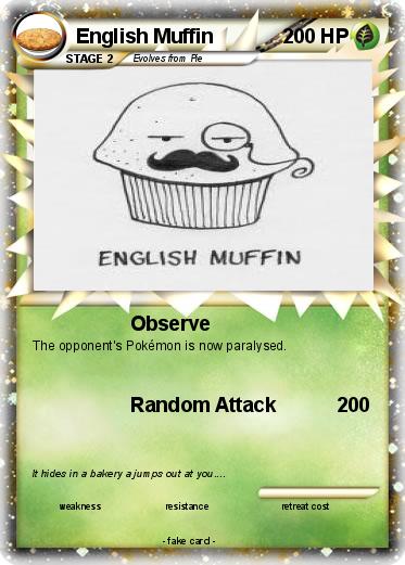 Pokemon English Muffin