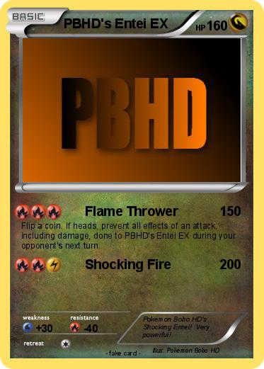 Pokemon PBHD's Entei EX