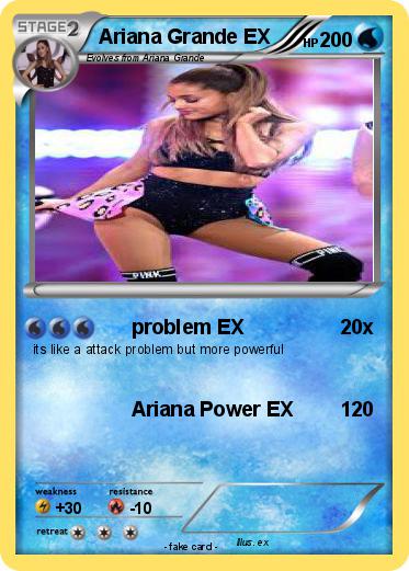 Pokemon Ariana Grande EX