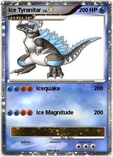 Pokemon Ice Tyranitar