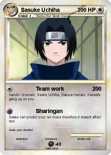 Pokemon Sasuke Uchiha