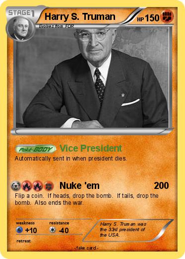 Pokemon Harry S. Truman