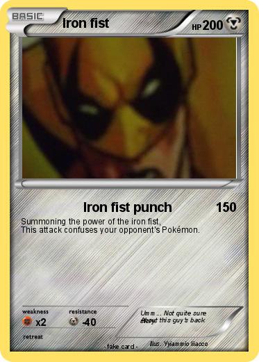 Pokemon Iron fist