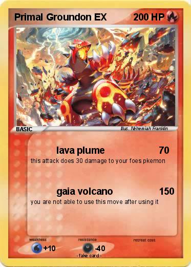 Pokemon Primal Groundon EX